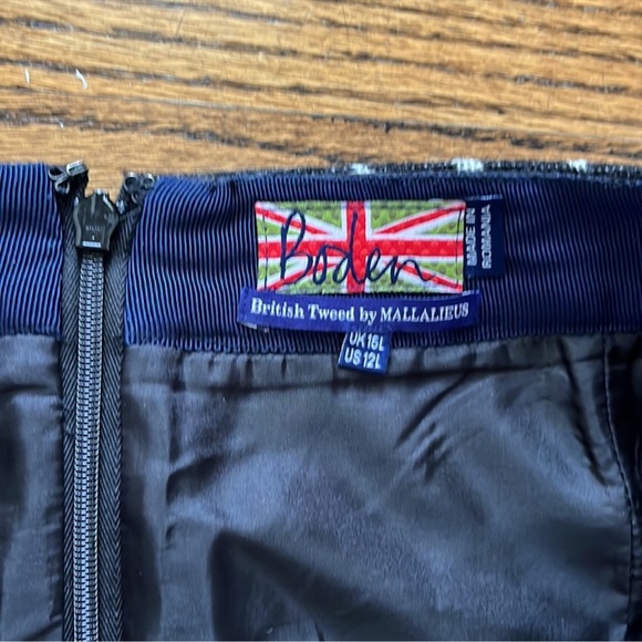 Boden tweed polka dot Skirt with pockets US 12L - Picture 2 of 6